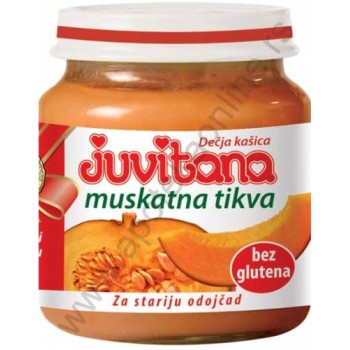 JUVITANA KAŠICA OD MUSKATNE TIKVE 128g JUVITANA KAŠICA OD MUSKATNE TIKVE 128g